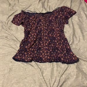 Off the shoulder shirt